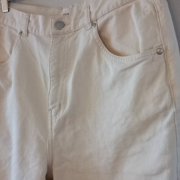 KOTN baggy loose fit white jeans - Picture 4 of 10